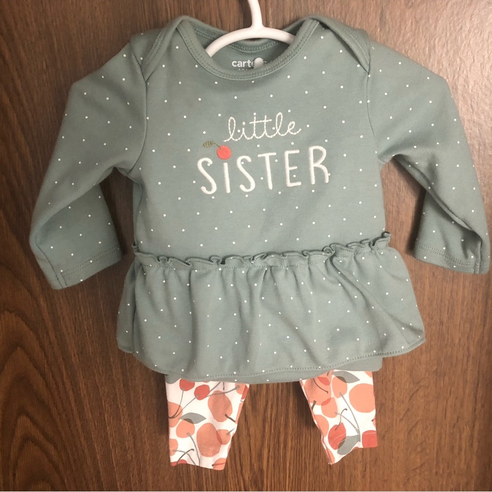 Brand new baby girl outfit